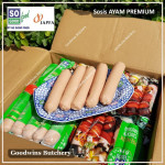 SoGood frozen sausage CHICKEN PREMIUM ORIGINAL So Good Food 6" 15cm 5pcs 300g